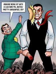 Открытки с Пранкстером Открытки со злодеем Пранкстером из комиксов про Супермэна от ДС.