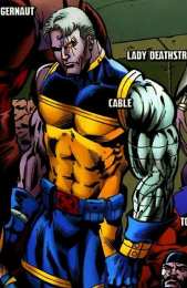 Открытки с Кейблом Открытки с Кейблом из комиксов про Дедпула скачать бесплатно.