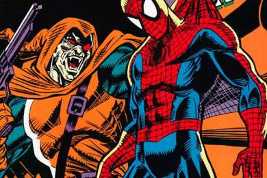 Открытки с Хобгоблином Открытки с Хобгоблином врагом Спайдермэна из комиксов Марвел.