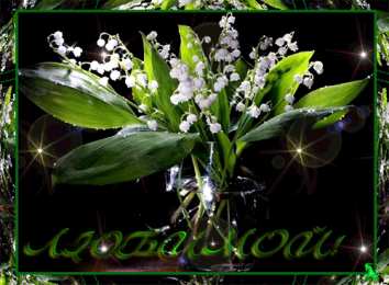 Открытки с ландышами  Открытки с ландышами скачать. Открытки с ландышами онлайн бесплатно.