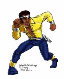 Открытки с Люком Кейджем Открытки с Люком Кейджем из комиксов Вселенной Марвел скачать.