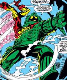 Открытки с Титановым Человеком  Открытки с Титановым Человеком врагом Железного Человека из комиксов.