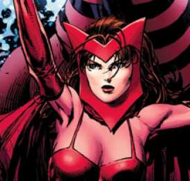 Открытки с Алой Ведьмой Открытки с Алой Ведьмой из комиксов Вселенной Марвел скачать.