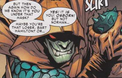 Открытки с Хобгоблином Открытки с Хобгоблином врагом Спайдермэна из комиксов Марвел.