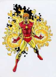 Открытки с Солнечным Мальчиком Открытки с Солнечным Мальчиком Санбоем из комиксов Марвел.  