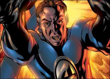 Открытки Капитаном Фантастик Открытки Капитаном Фантастик из Фантастической Четвёрки Марвел.