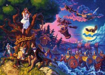 Открытки со сказками  Открытки со сказками бесплатно. Открытки со сказками скачать.