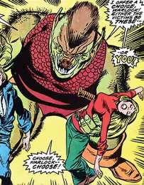 Открытки с Человеком - Зверем Открытки с Человеком - Зверем злодеем и врагом Тора из комиксов.