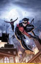 Открытки с Ночекрылым Открытки с Ночекрылым по комиксам ДС скачать бесплатно для детей.