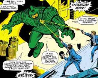 Открытки с Титановым Человеком  Открытки с Титановым Человеком врагом Железного Человека из комиксов.