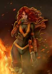 Открытки с Хоуп Саммерс Открытки с Хоуп Саммерс из комиксов Вселенной Марвел скачать.