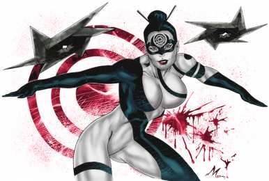 Открытки с Леди Меченой Открытки с Леди Меченой из комиксов Вселенной Марвел скачать.