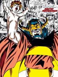 Открытки с Мастером Пандемониумом Открытки с Мастером Пандемониумом из комиксов Вселенной Марвел.