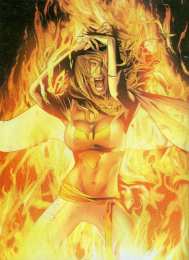 Открытки с Фениксом Открытки с Фениксом Джин Грей из комиксов про Людей Икс.    