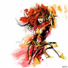 Открытки с Джин Грей Открытки с Джин Грей скачать бесплатно. Открытки с Джин Грей для детей.