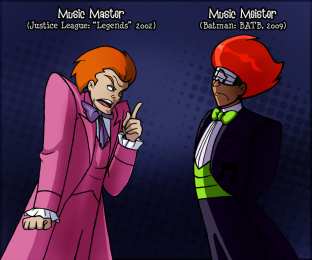 Открытки с Музыкальным мастером Открытки с Музыкальным мастером из Вселенной комиксов от ДС.
