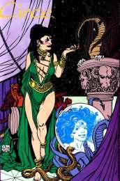 Открытки с Цирцеей Открытки с Цирцеей из Вселенной комиксов ДС скачать бесплатно.