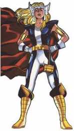 Открытки с Девушкой Тором Открытки с Девушкой Тором из комиксов Вселенной Марвел скачать.