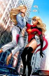 Открытки с Мисс Марвел Открытки с Мисс Марвел скачать бесплатно по комиксам Марвел.