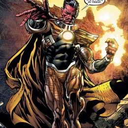 Открытки с Синестро Открытки с Синестро врагом Супермэна из комиксов ДС скачать.