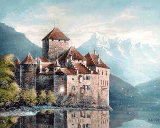 Открытки с замками Открытки с замками скачать бесплатно. Открытки с замками онлайн.