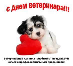 Открытки с Международным днём ветеринара Открытки с Международным днём ветеринара скачать бесплатно.