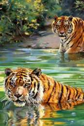 Открытки с тиграми Красивые открытки с тиграми. Скачать бесплатно открытки с тиграми.