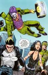 Открытки с Пранкстером Открытки со злодеем Пранкстером из комиксов про Супермэна от ДС.