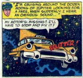 Открытки с Космическим Таксистом Открытки с Космическим Таксистом из комиксов ДС скачать бесплатно.