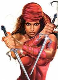 Открытки с Электрой Открытки с Электрой из комиксов Марвел скачать бесплатно.    