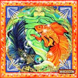 Открытки знак зодиака Рыбы  Скачать бесплатные открытки знак зодиака Рыбы с анимациями.