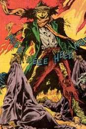 Открытки с Пугалом Открытки с Пугалом злодеем из комиксов про Бетмэна скачать бесплатно.