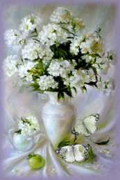 Открытки с флоксами  Открытки с флоксами анимационные. Открытки с флоксами скачать.