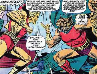 Открытки с Человеком - Зверем Открытки с Человеком - Зверем злодеем и врагом Тора из комиксов.