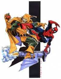 Открытки с Хобгоблином Открытки с Хобгоблином врагом Спайдермэна из комиксов Марвел.