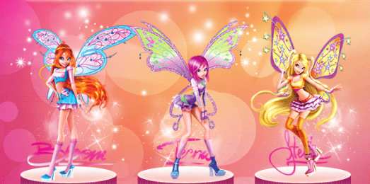 Открытки Винкс Открытки Винкс скачать бесплатно. Открытки Винкс анимационные.