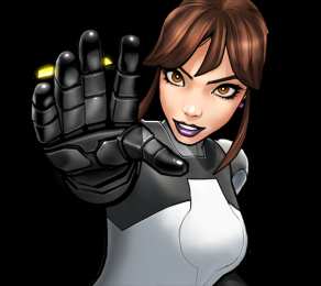 Открытки с Землетрясением  Открытки с Землетрясением Дейзи Джонсон из комиксов Марвел. 