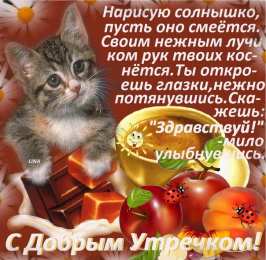 Открытки с добрым утром Открытки поздравления с добрым утром 