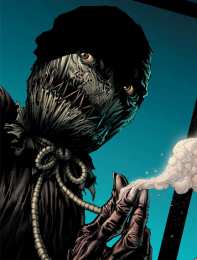 Открытки с Пугалом Открытки с Пугалом злодеем из комиксов про Бетмэна скачать бесплатно.