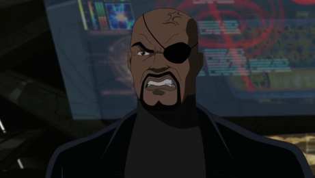 Открытки с Ником Фьюри Открытки с Ником Фьюри онлайн. Открытки с Ником Фьюри из марвел.