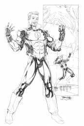 Открытки с Солнечным Мальчиком Открытки с Солнечным Мальчиком Санбоем из комиксов Марвел.  