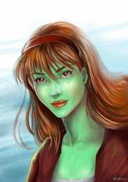 Открытки с Мисс Марсианкой Открытки с Мисс Марсианкой скачать бесплатно по комиксам от ДС.