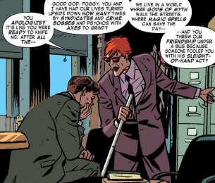 Открытки с Фрэнклином Фогги Нельсоном Открытки с Фрэнклином Фогги Нельсоном из комиксов от Марвел.