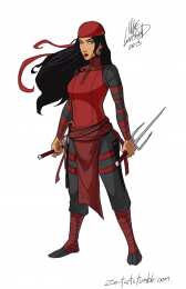 Открытки с Электрой Открытки с Электрой из комиксов Марвел скачать бесплатно.    