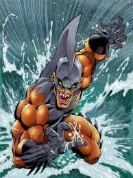 Открытки с Тигровой Акулой Открытки с Тигровой Акулой страшным злодеем из комиксов Марвел.