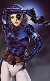 Открытки с Домино Открытки с Домино из комиксов Вселенной Марвел скачать бесплатно.