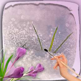 Открытки с крокусами  Открытки с крокусами скачать бесплатно. Открытки с крокусами онлайн.