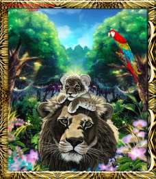 Открытки со львами  Открытки со львами скачать бесплатно. Открытки со львами gif. 