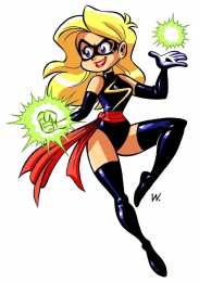 Открытки с Мисс Марвел Открытки с Мисс Марвел скачать бесплатно по комиксам Марвел.