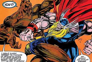 Открытки с Человеком - Зверем Открытки с Человеком - Зверем злодеем и врагом Тора из комиксов.